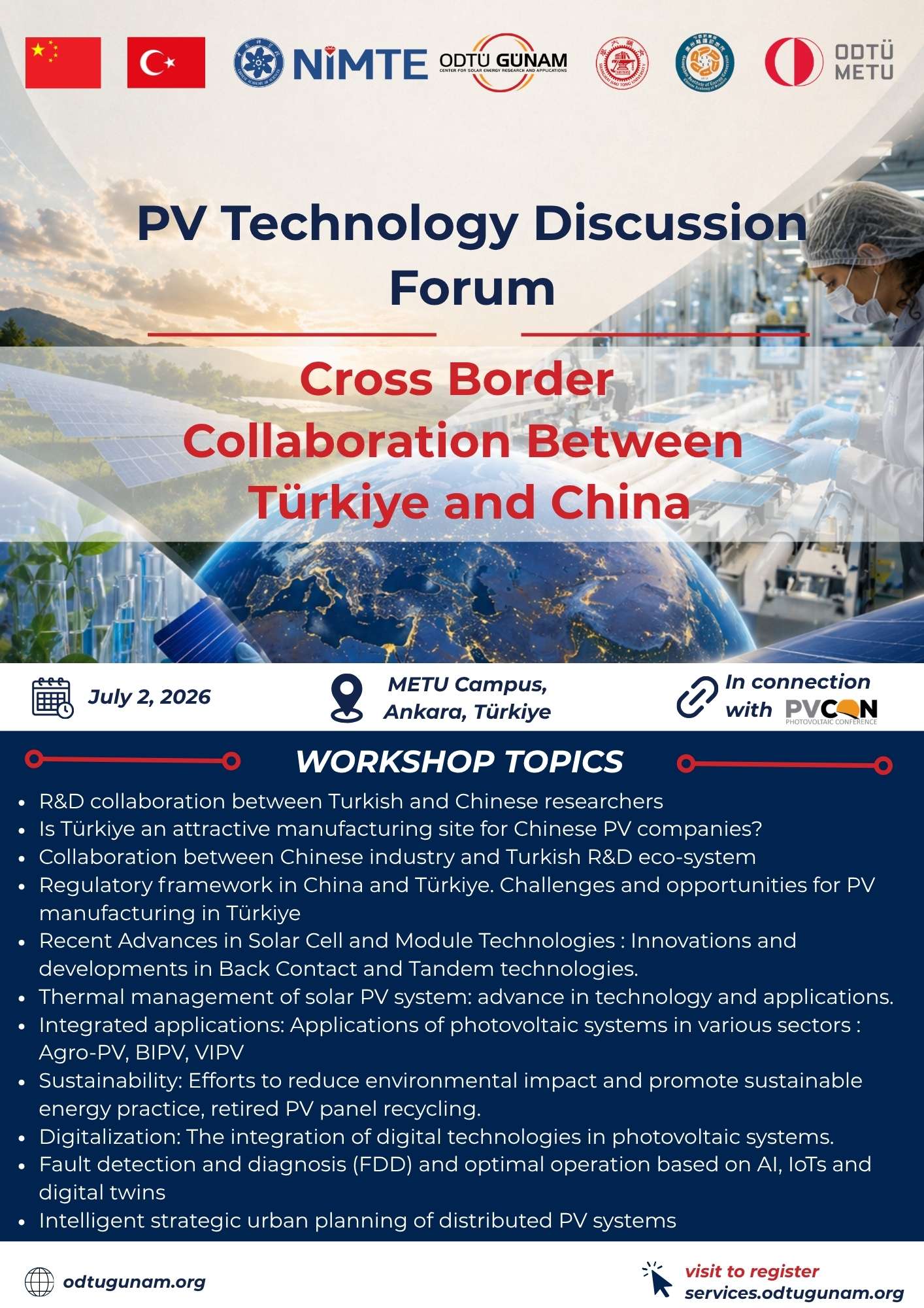 PV Technology Discussion Forum Cross Border Collaboration Between Türkiye and China